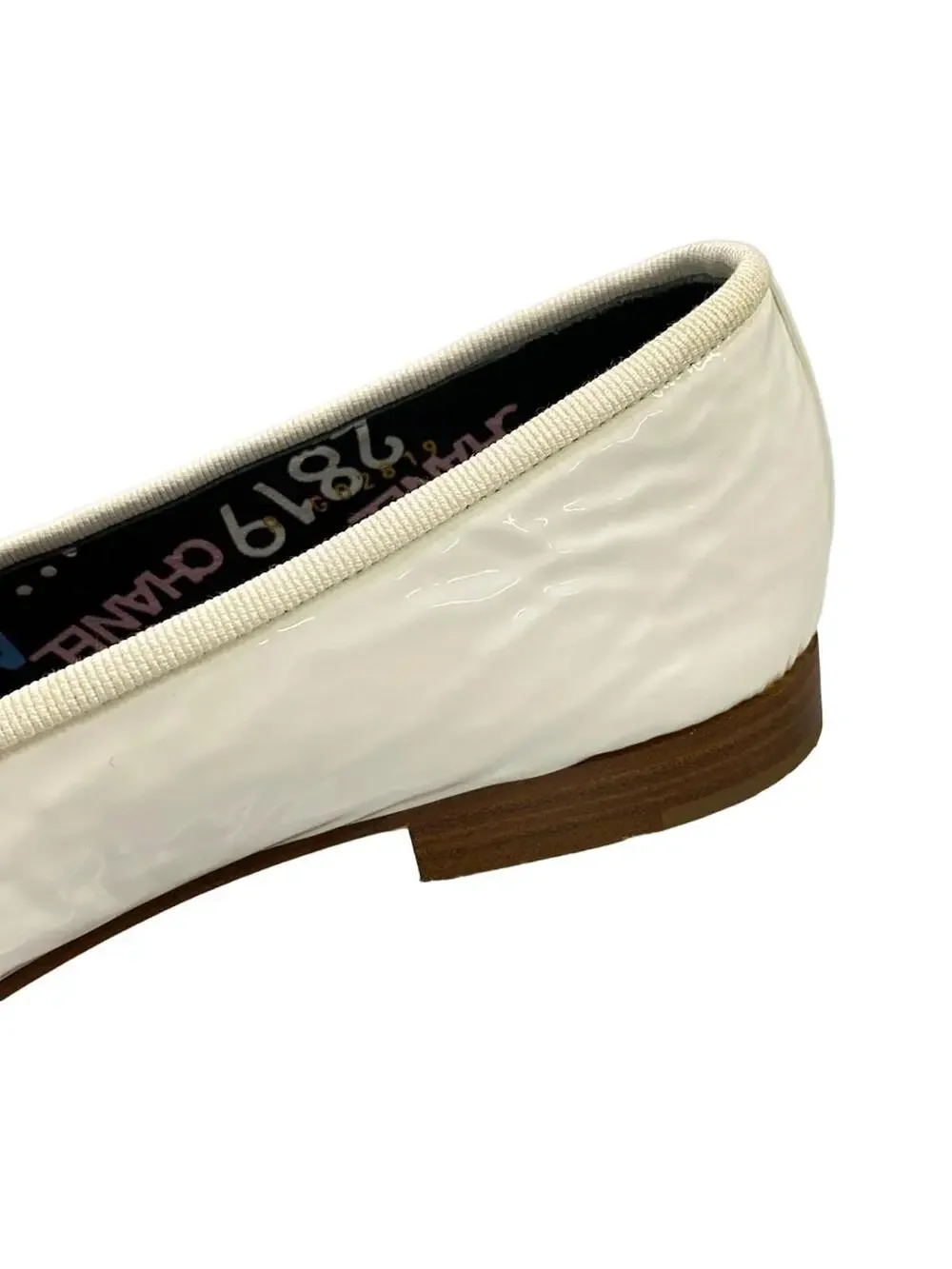 Chanel White Patent Leather Shoes #289524C76B